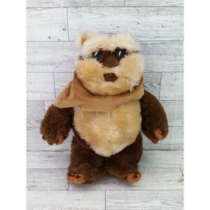 Disney Parks Star Wars Ewok Plush Authentic Original Stuffed Toy Plushie 10"